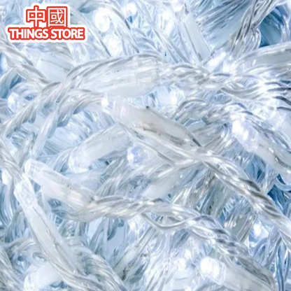 Serie de cascada blanca 500luces