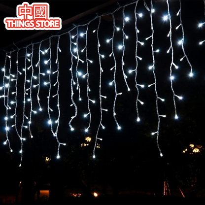 Serie de cascada blanca 500luces