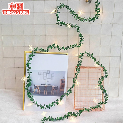 Serie led de estrellas de enchufe 2m