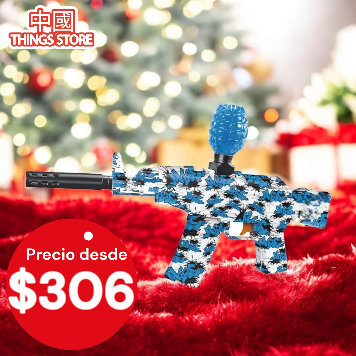 Juguete lanza bolas de hidrogel