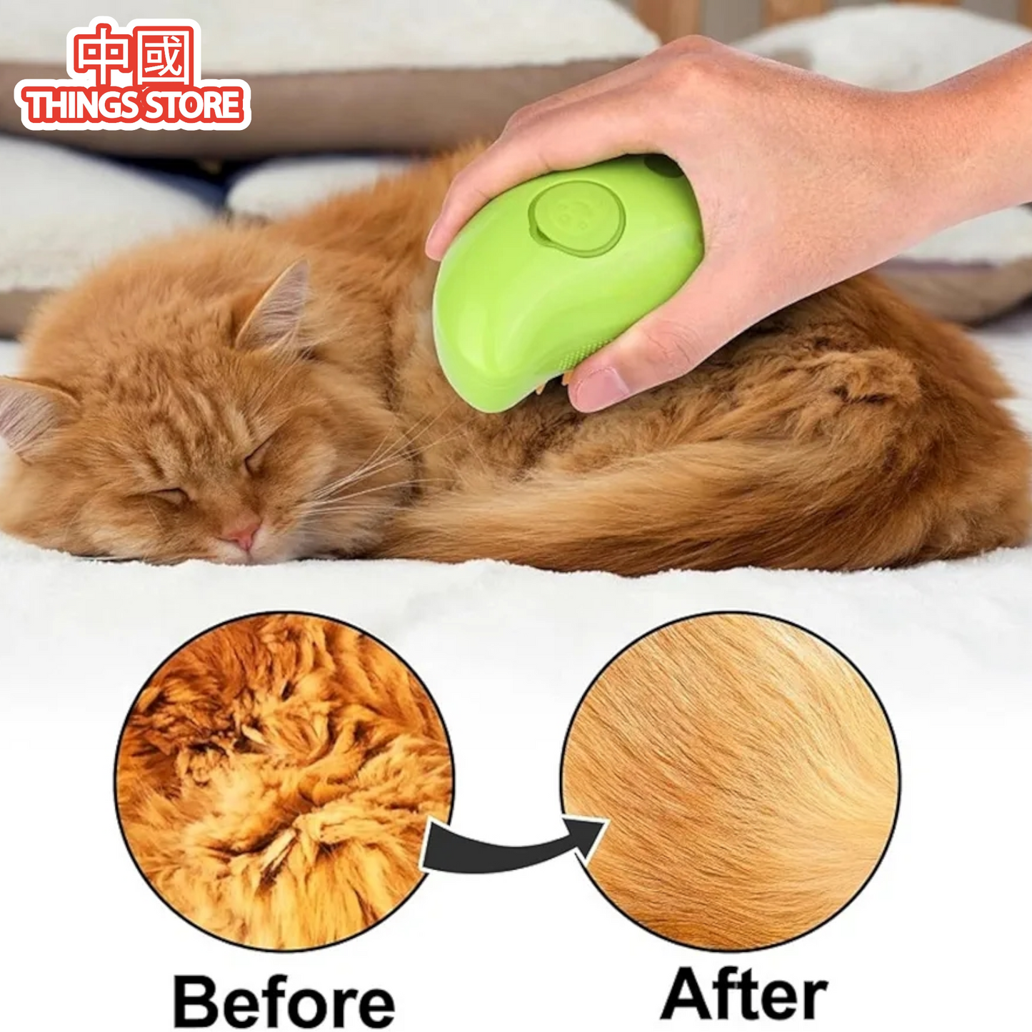 Peine humificador para mascotas