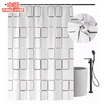 Cortina de baño con diseño