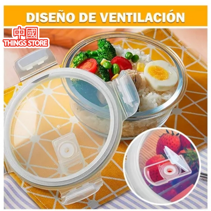 Trío de refractarios de vidrio