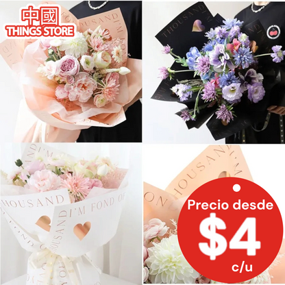 Papel decorativo para ramos