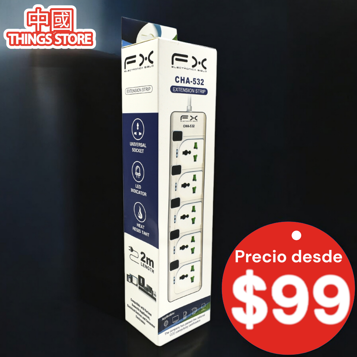 Multicontactos 5 espacios