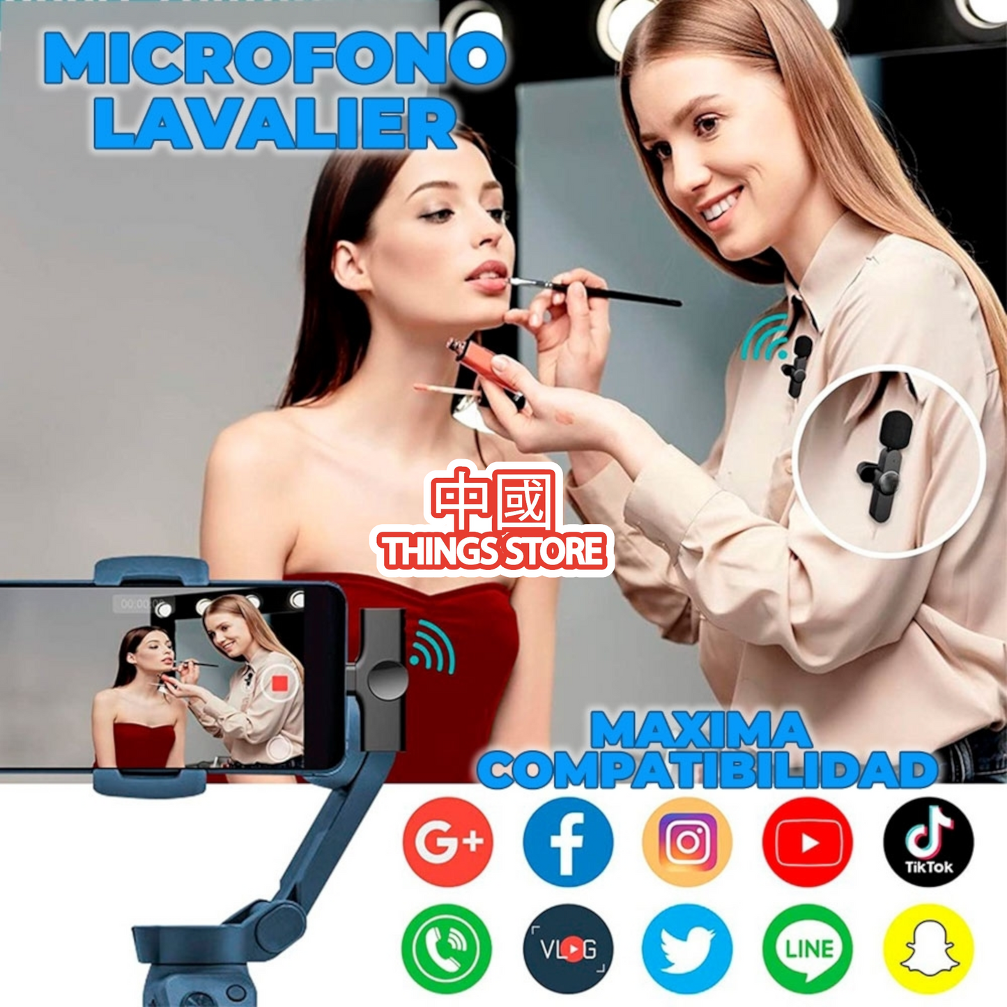 Micrófono de solapa BT entrada C