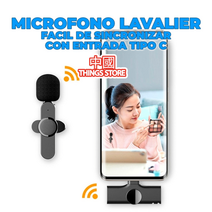 Micrófono de solapa BT entrada C