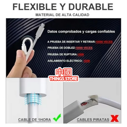Cable de 1m de USB a tipo C