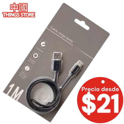 Cable de 1m de USB a tipo C