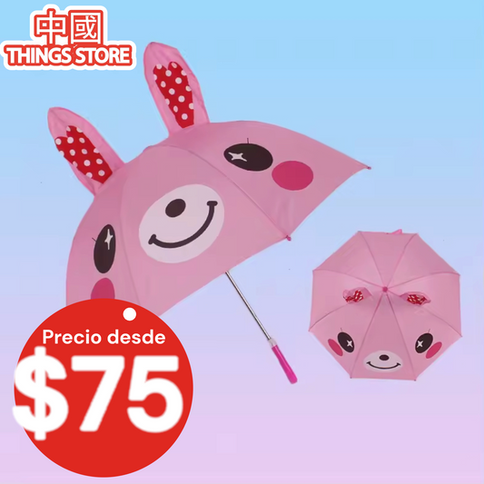 Sombrilla de figuras de animalitos