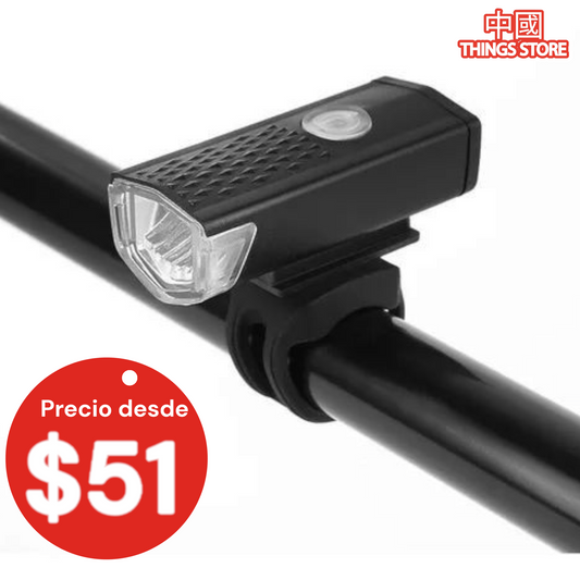 Luz led recargable para bicicleta