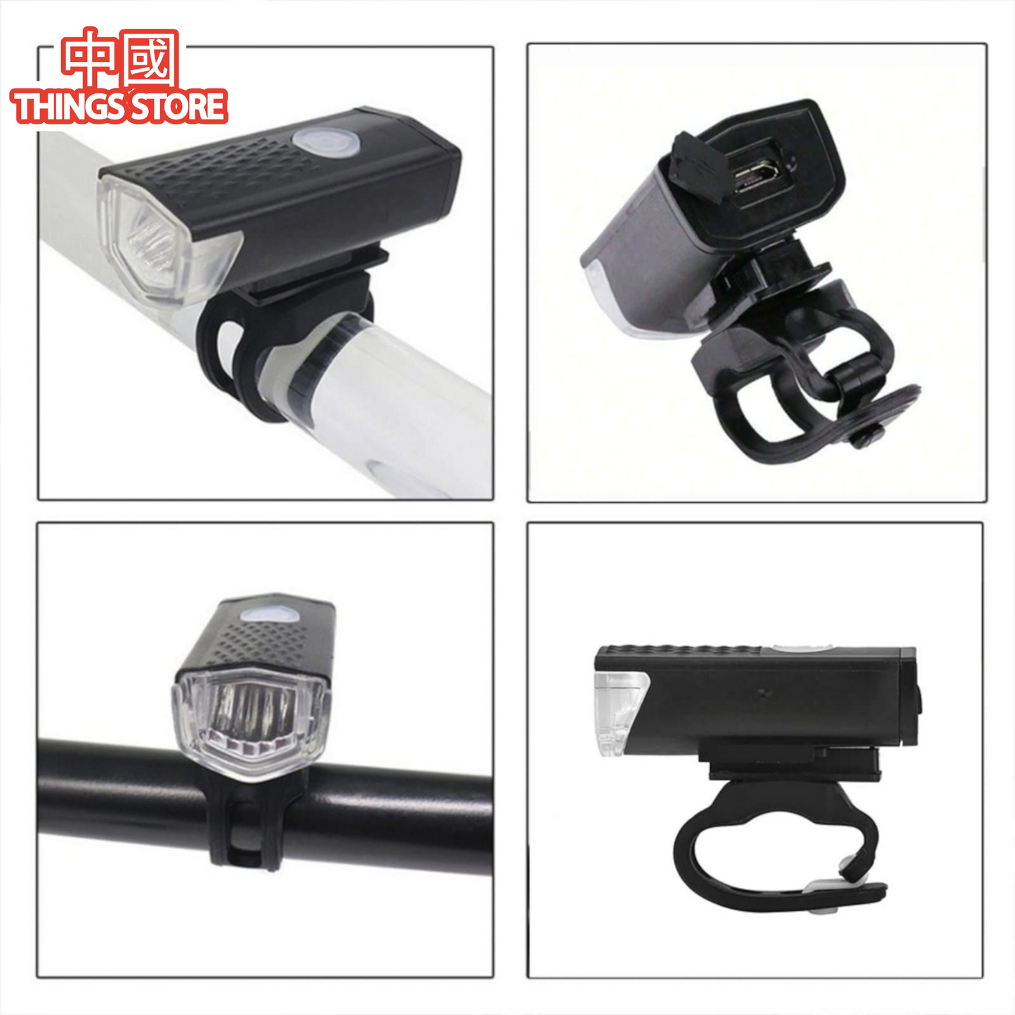 Luz led recargable para bicicleta