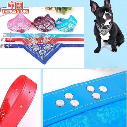 Collar con paliacate para perros