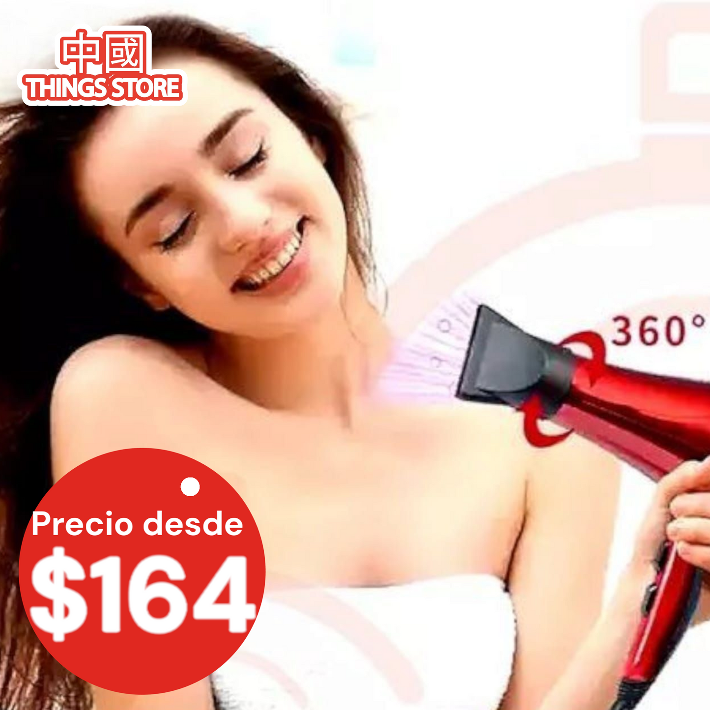 Secadora con accesorios