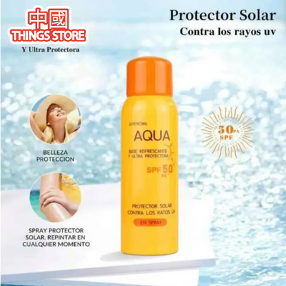 Protector solar en spray