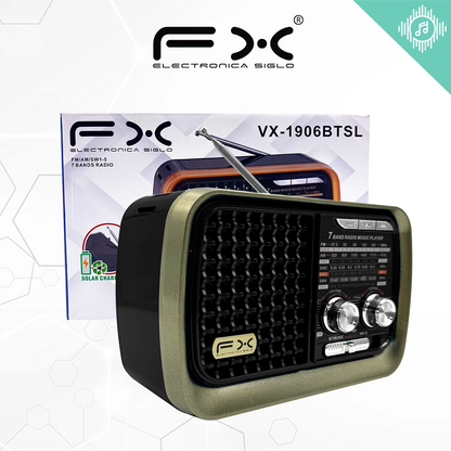 Radio Bluetooth solar