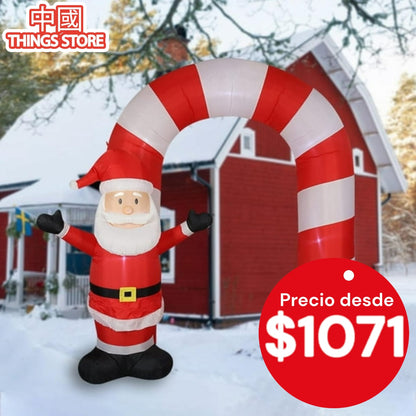 Inflable de arco de santa claus 2.4 metros