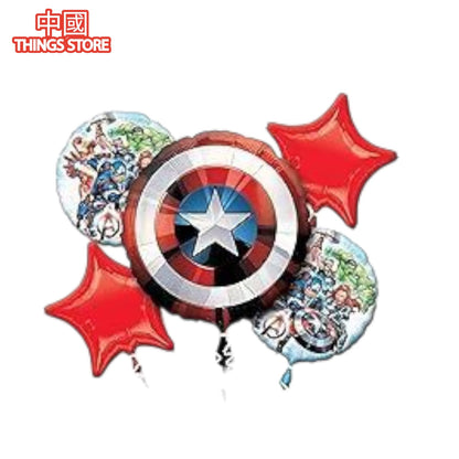 Paquete de 5 globos de personajes