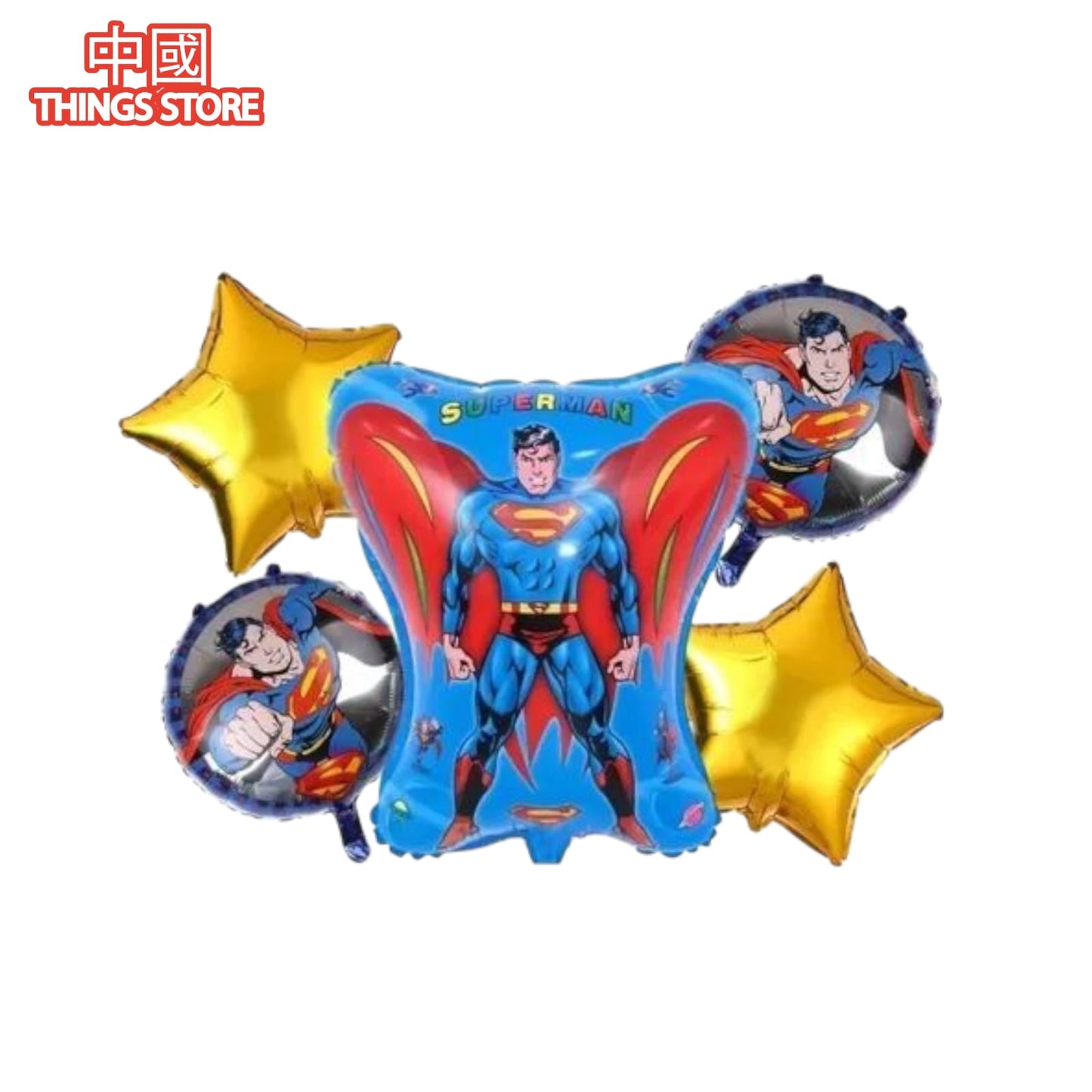 Paquete de 5 globos de personajes