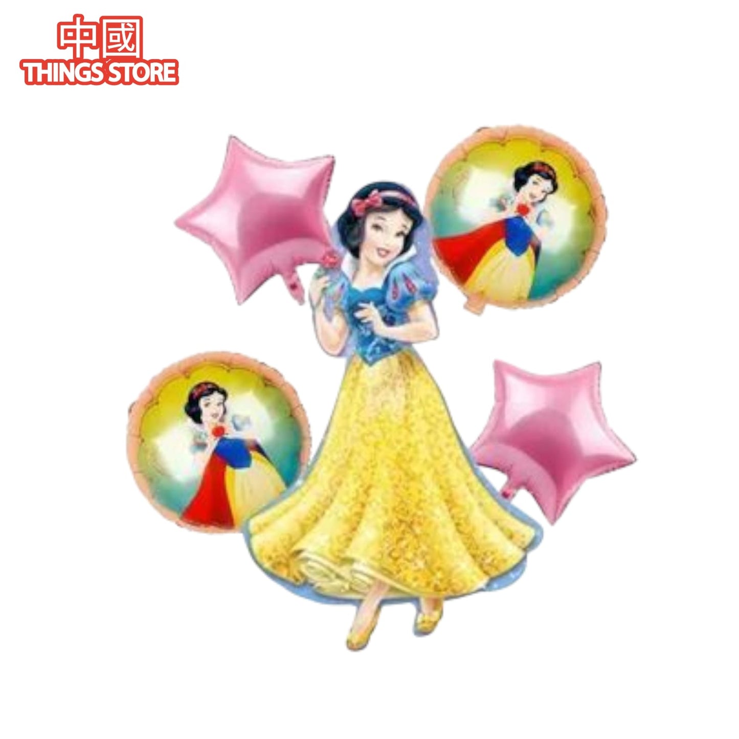 Paquete de 5 globos de personajes