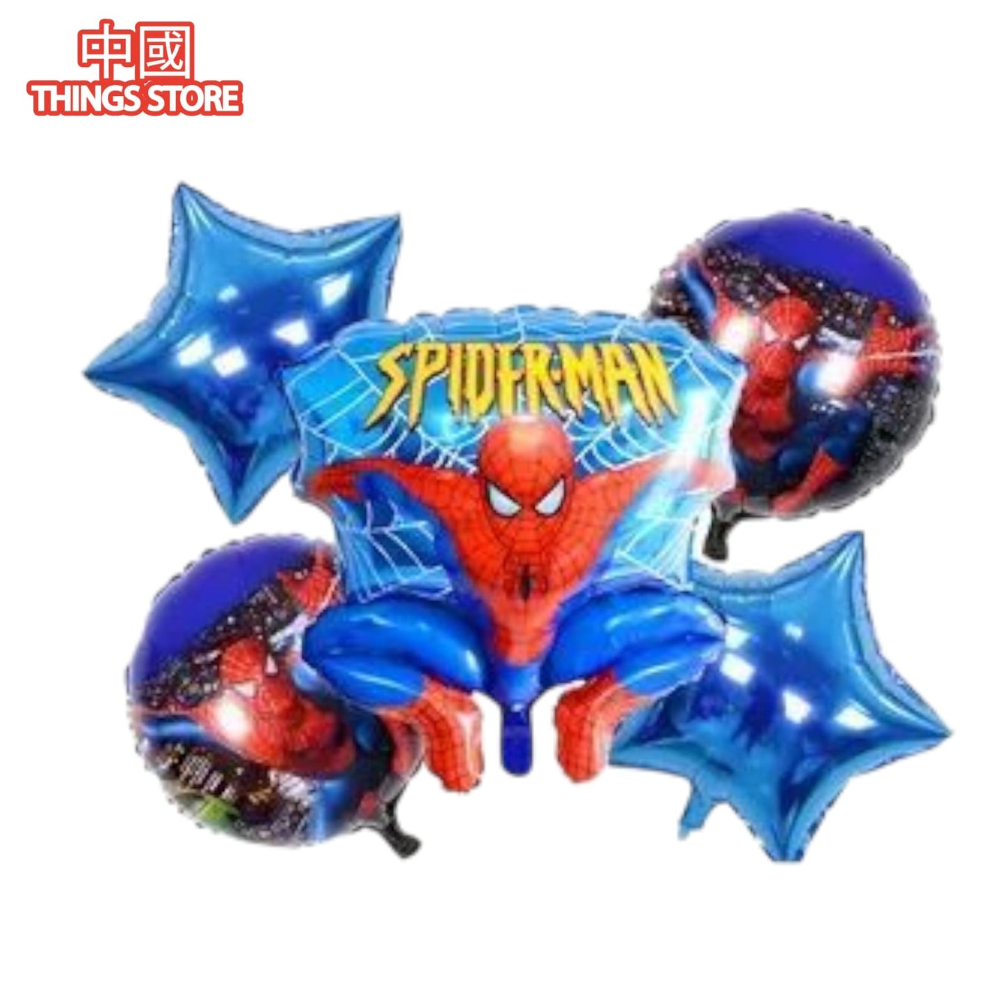 Paquete de 5 globos de personajes