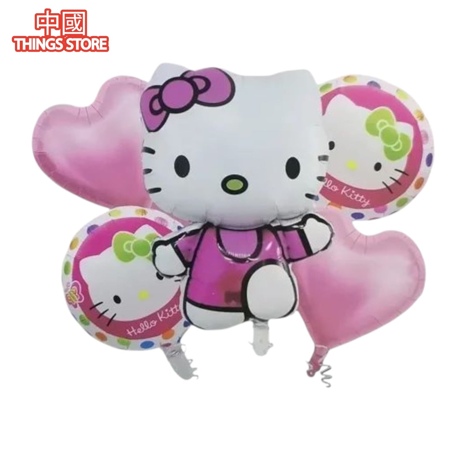 Paquete de 5 globos de personajes