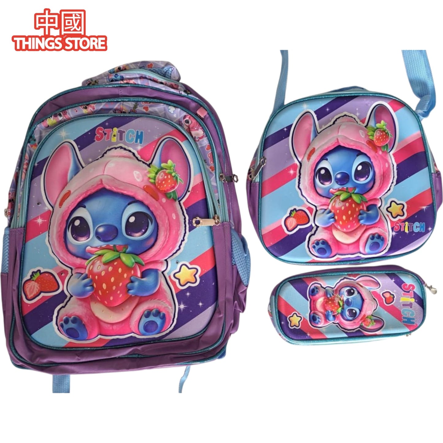 Mochila de 3 pz STICH