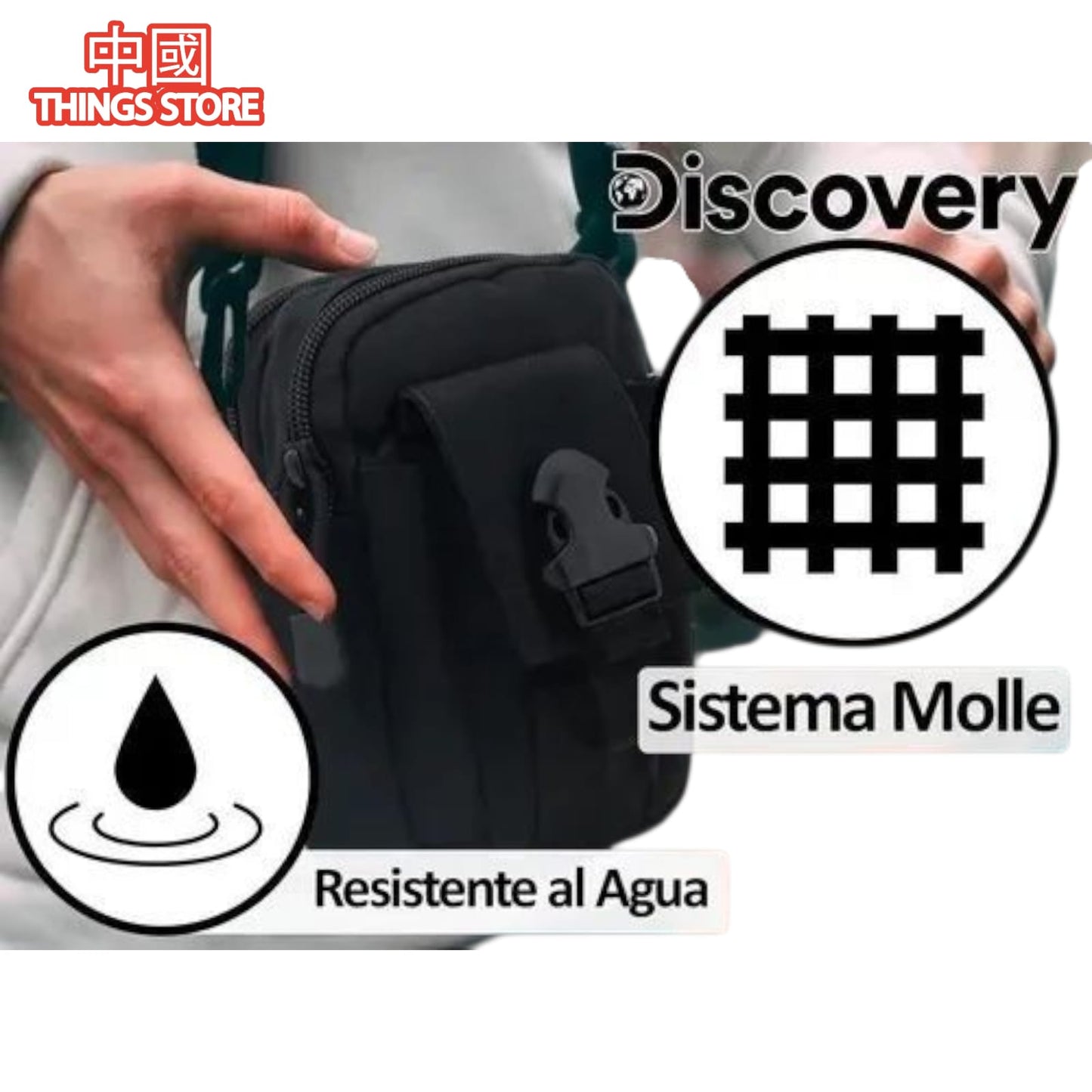 Porta celular de tela