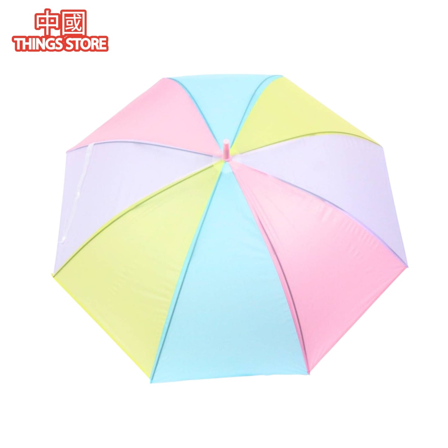 Sombrilla de colores pastel
