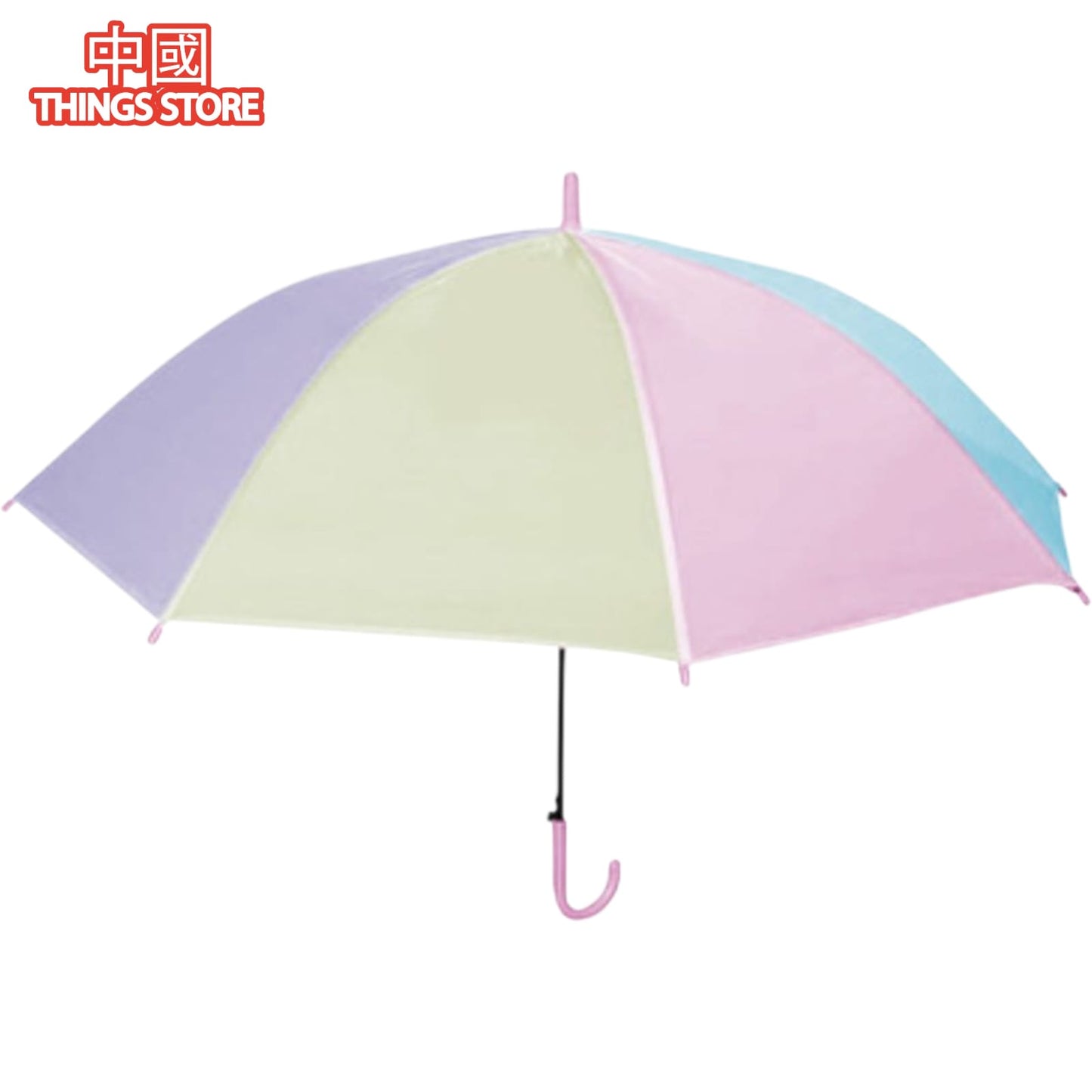 Sombrilla de colores pastel