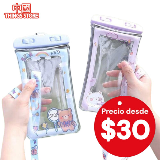 Porta celular contra el agua