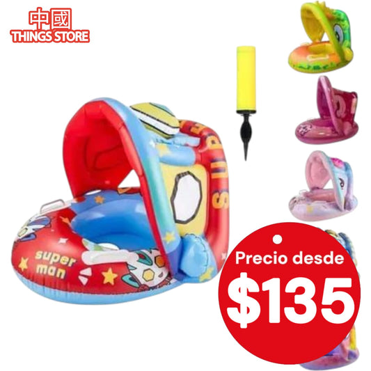 Salvavidas con sombrilla
