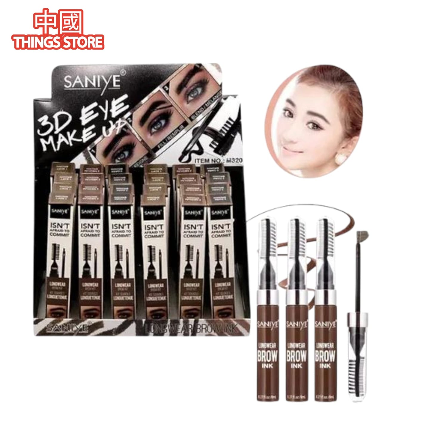 Gel para cejas con pigmento