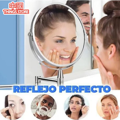 Espejo plegable 360° con aumento