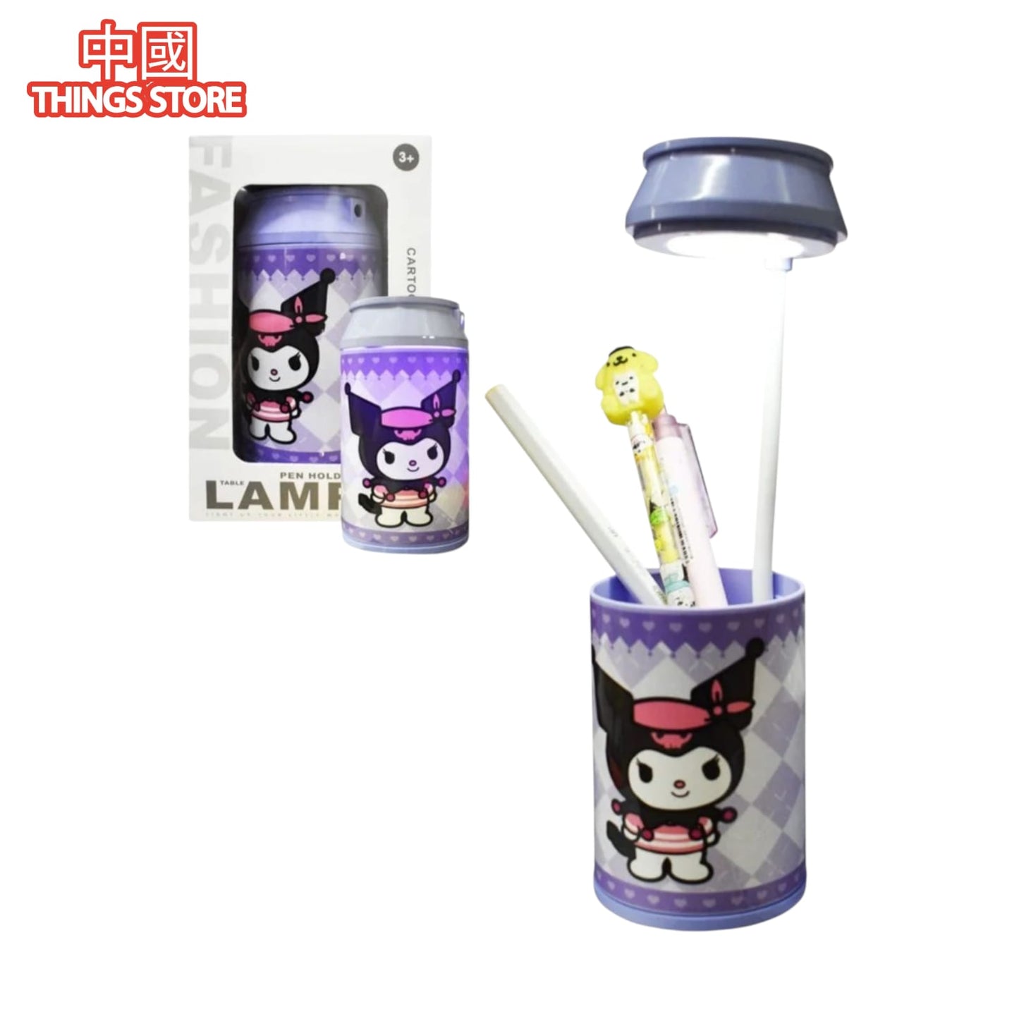Lampara lapicero de lata