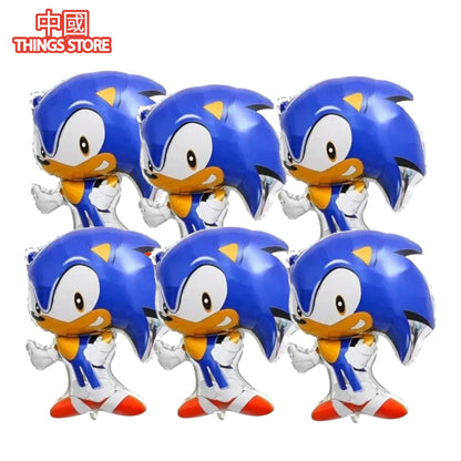 Globo metálico de Personajes 6 PZ