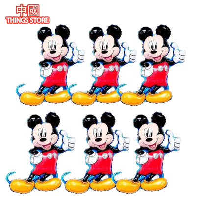 Globo metálico de Personajes 6 PZ