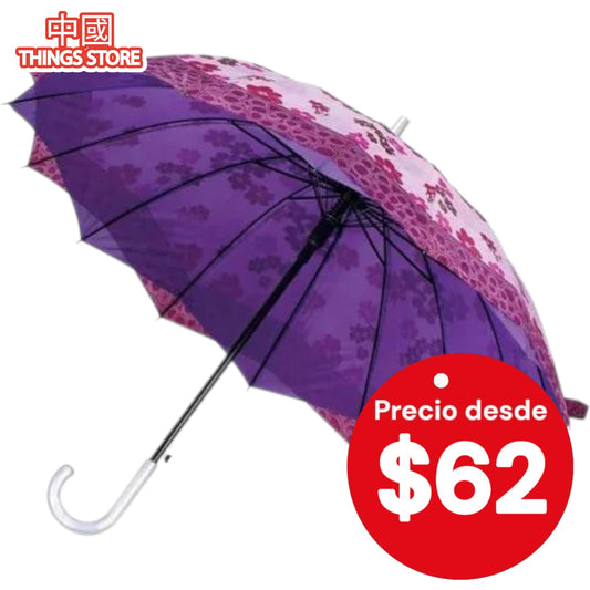 Paraguas reforzado doble tela