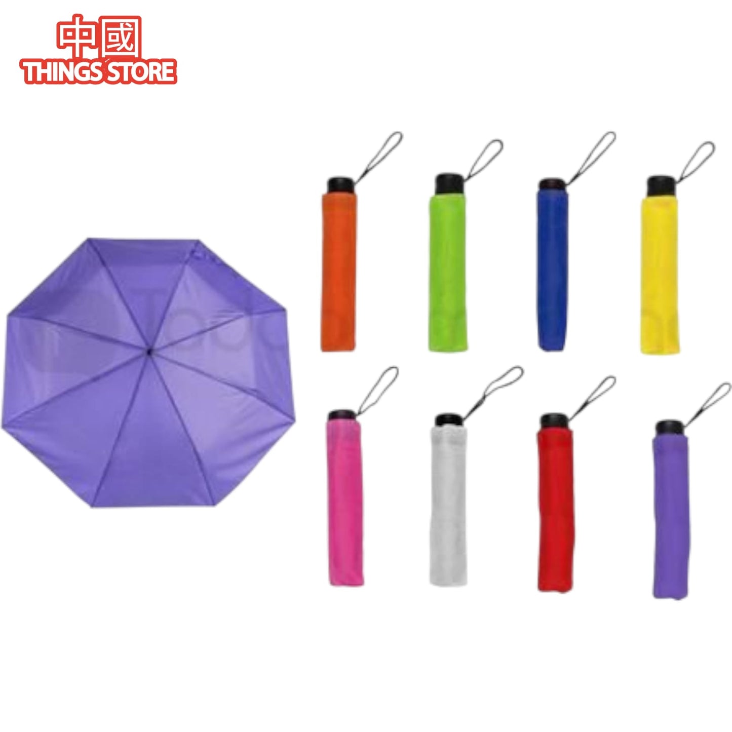 Sombrilla plegable doble tela