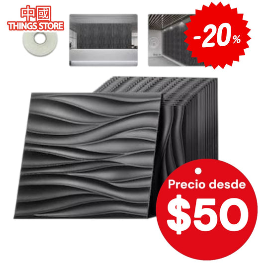 PANEL 3D DE PVC