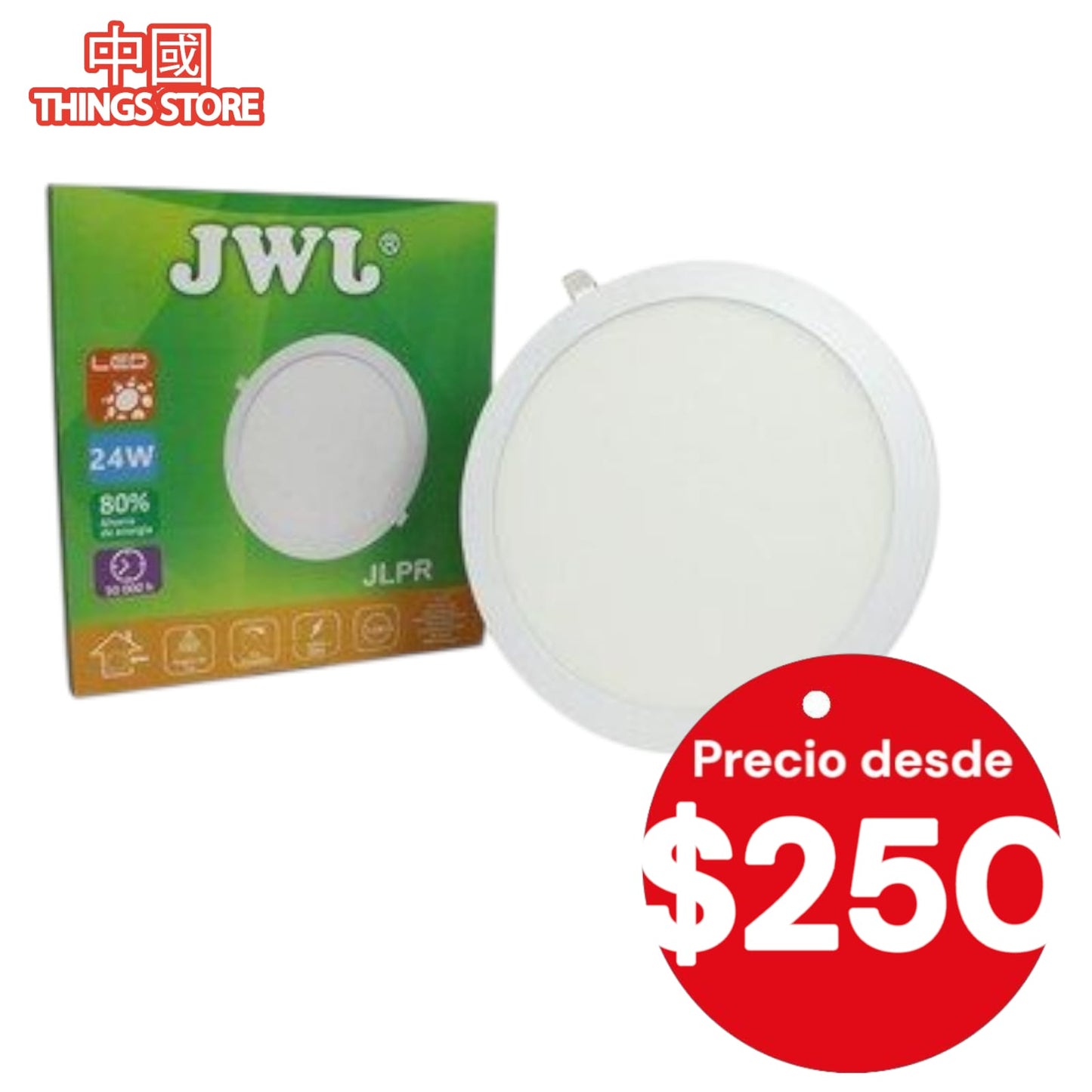 Lampara empotrable 60w