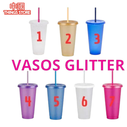 Vaso glitter