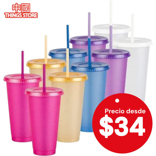 Vaso glitter