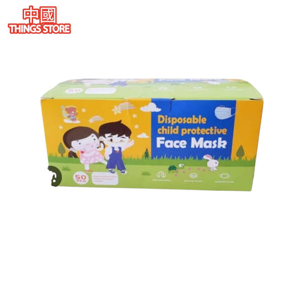 Cubrebocas tricapa infantil