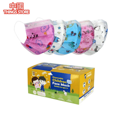 Cubrebocas tricapa infantil