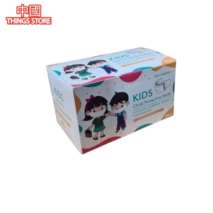 Cubrebocas tricapa infantil