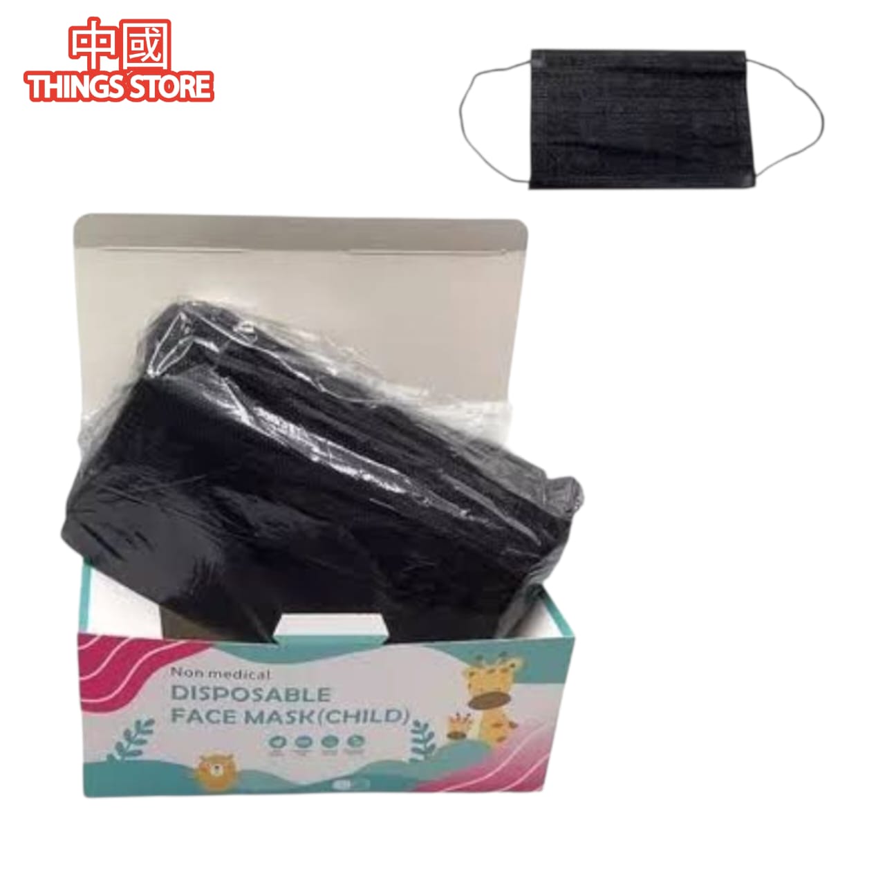 Cubrebocas tricapa infantil