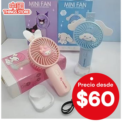 Ventilador de mano kawai