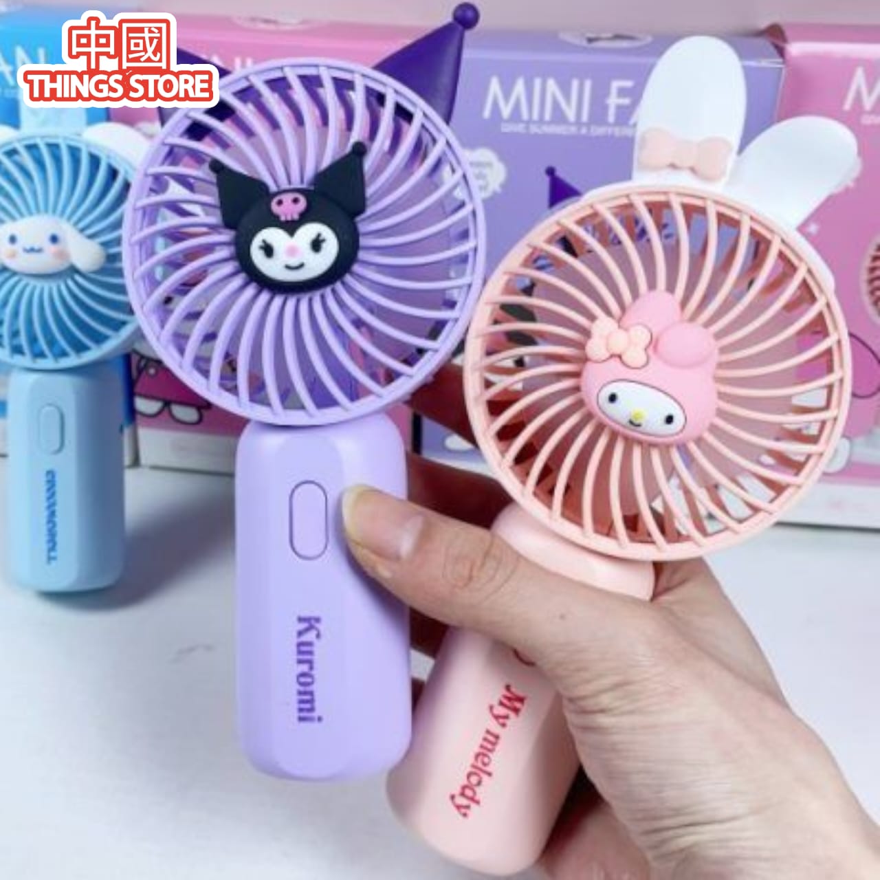 Ventilador de mano kawai