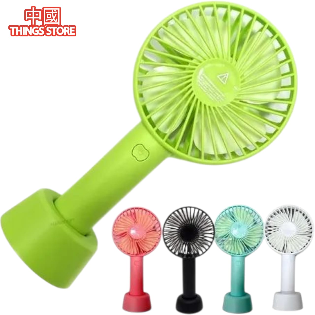 Ventilador de mano con base